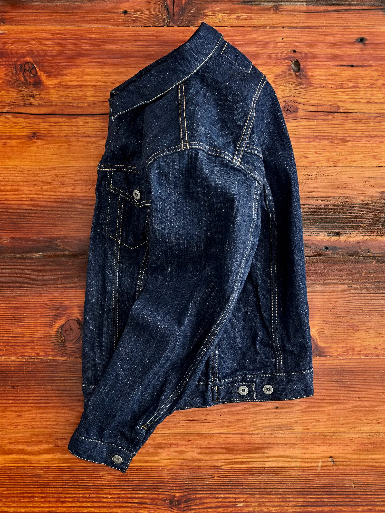 02527P "Kiwami" 16oz Natural Indigo Selvedge Denim Jacket