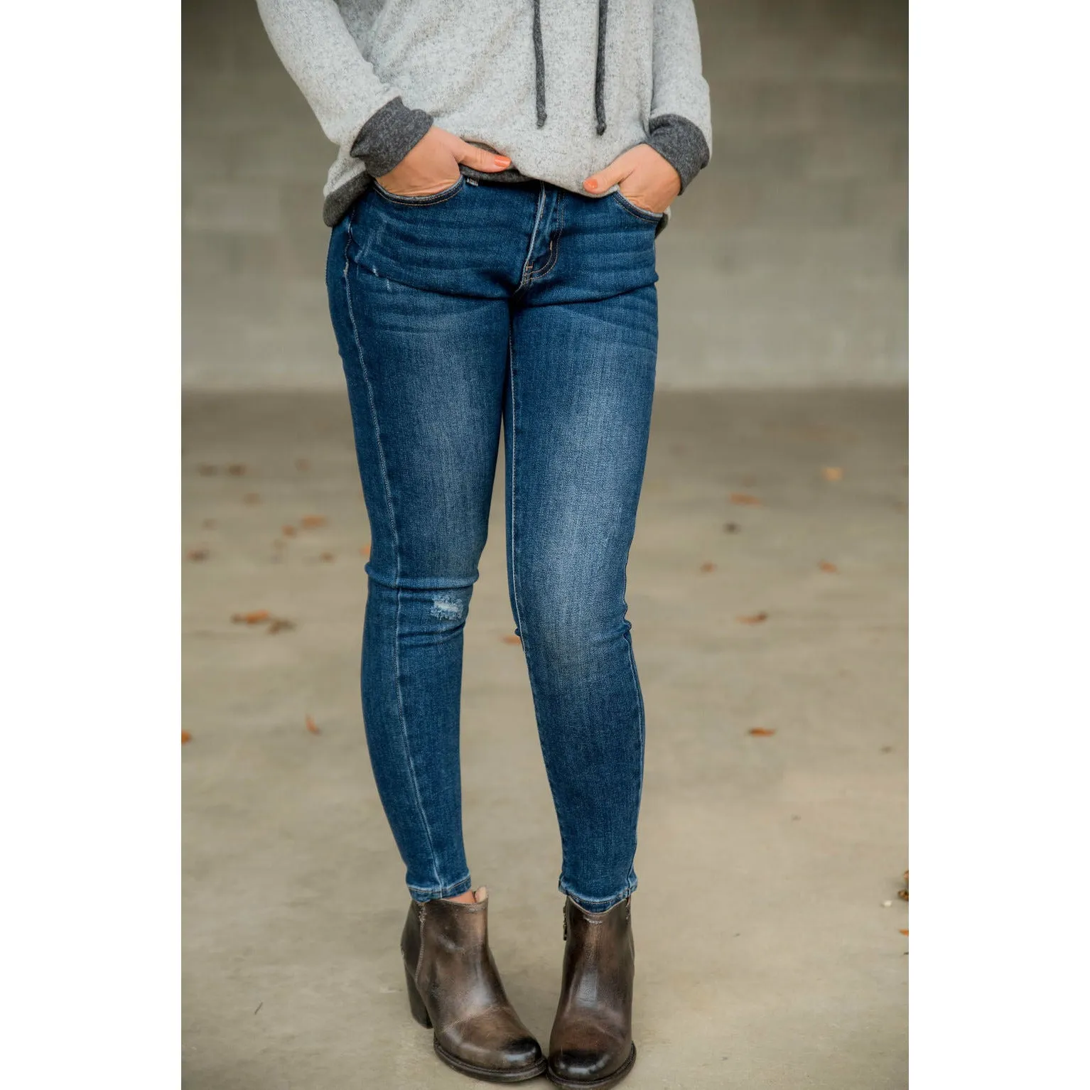 Betsey's Distressed Denim Skinny Jeans