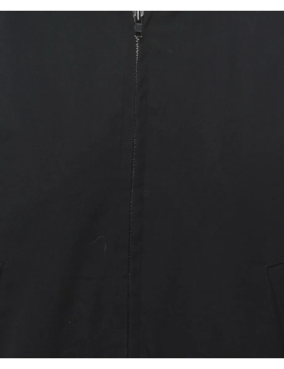 Black Classic Bomber Jacket - L