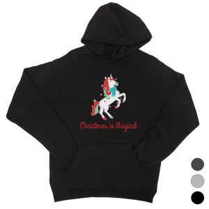 Christmas Magical Unicorn Unisex Hoodie