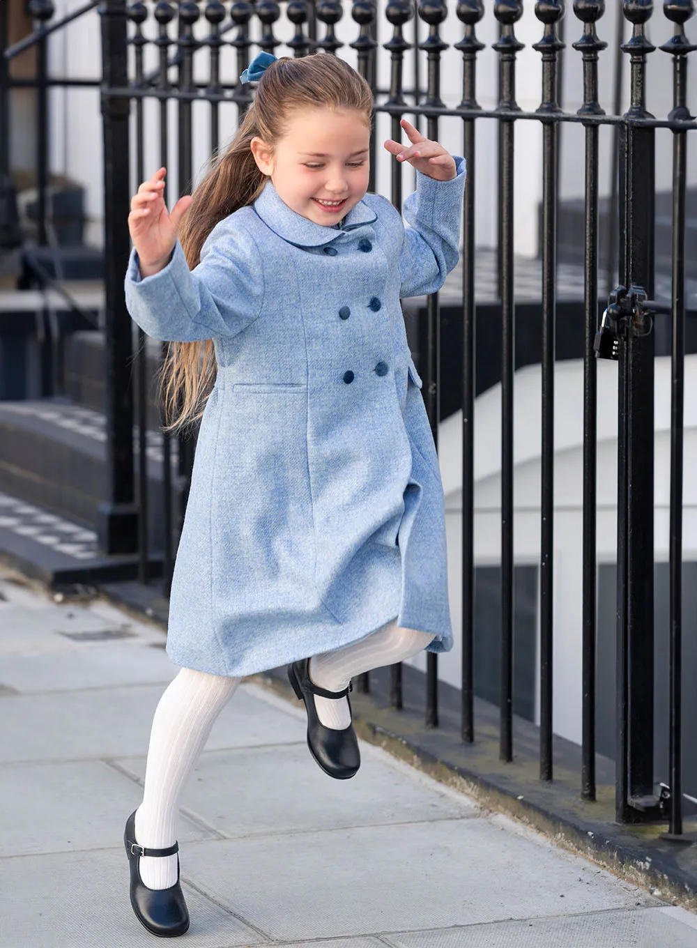 Classic Coat in Pale Blue