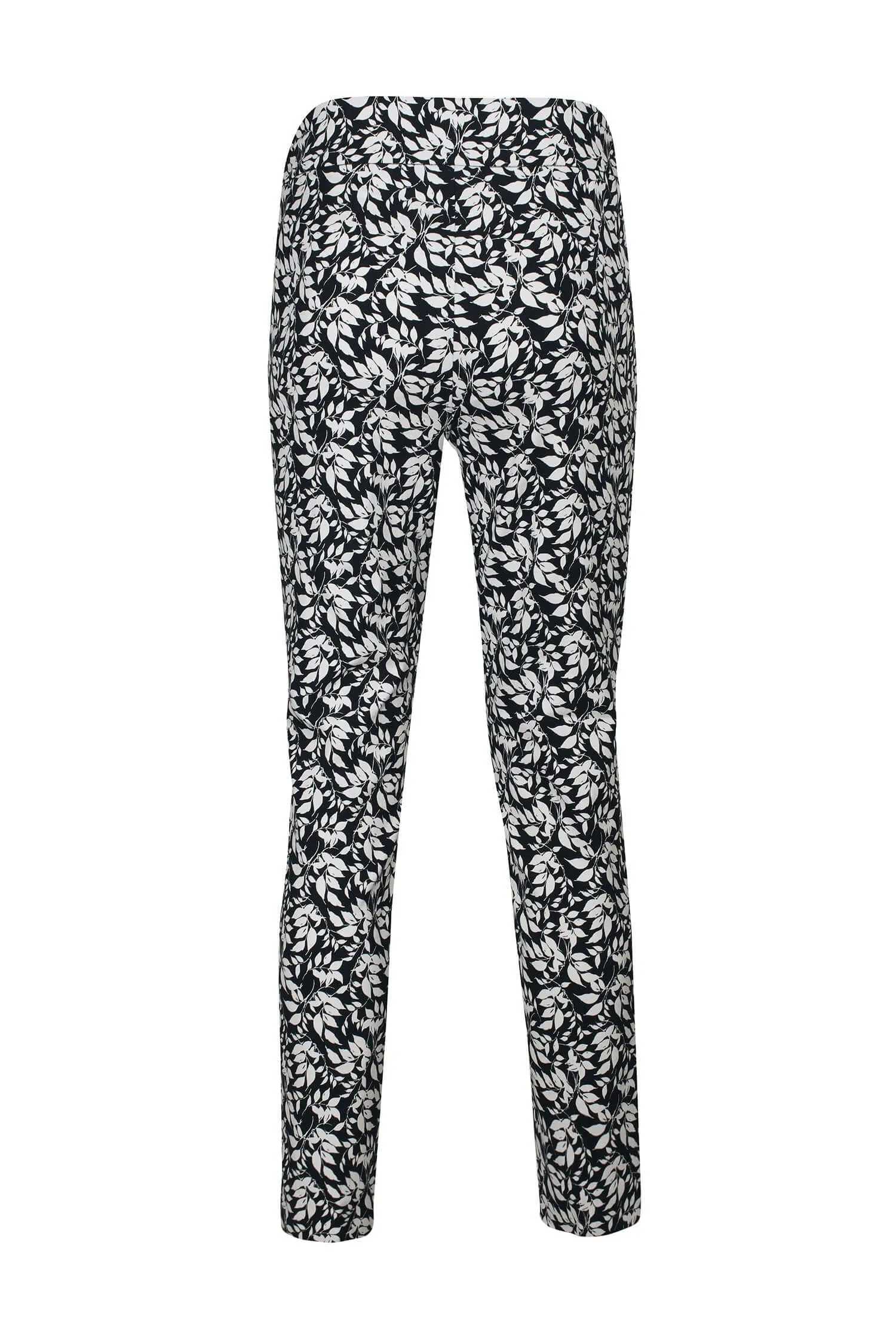 Counterparts Mid Banded Waist Multi Print Stretch Rayon Pants