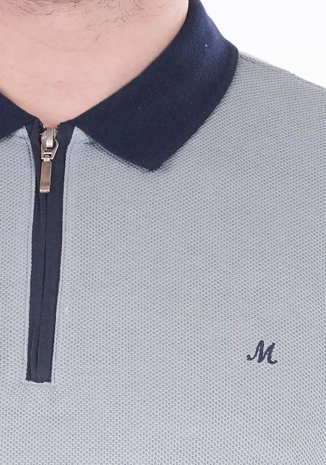 Court Jacquard Polo - Sage