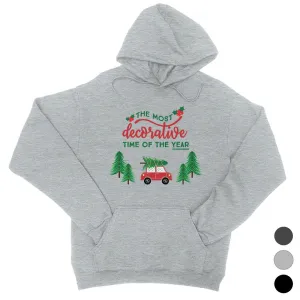 Decorative Christmas Time Unisex Hoodie