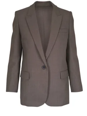 Diane Blazer in Taupe Grey