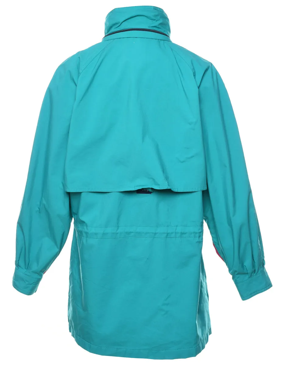 Eddie Bauer Turquoise Nylon Jacket - S