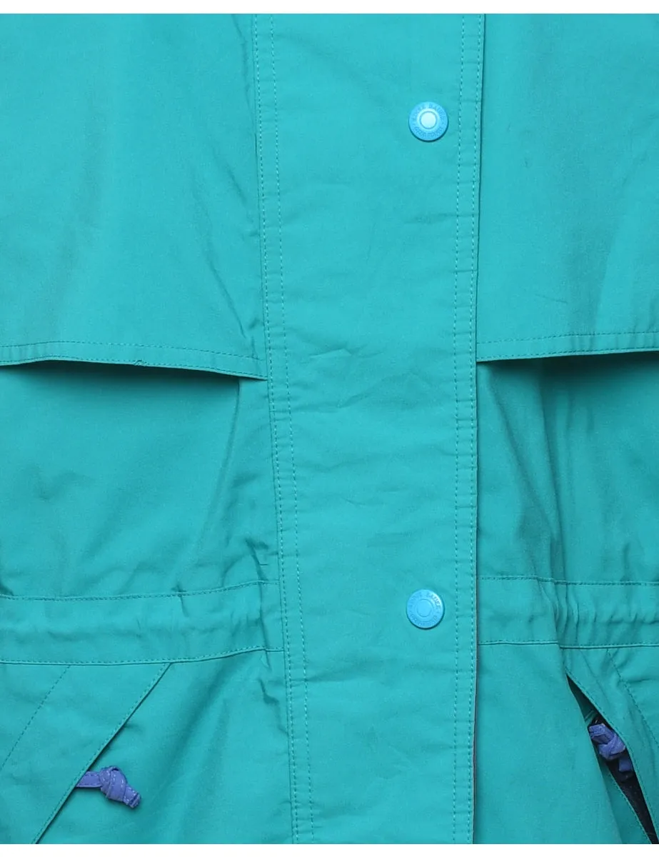 Eddie Bauer Turquoise Nylon Jacket - S