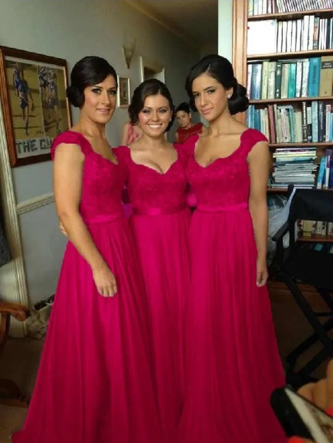 Elegant chiffon Bridesmaid Dresses at Bling Brides Bouquet - Online Bridal Store