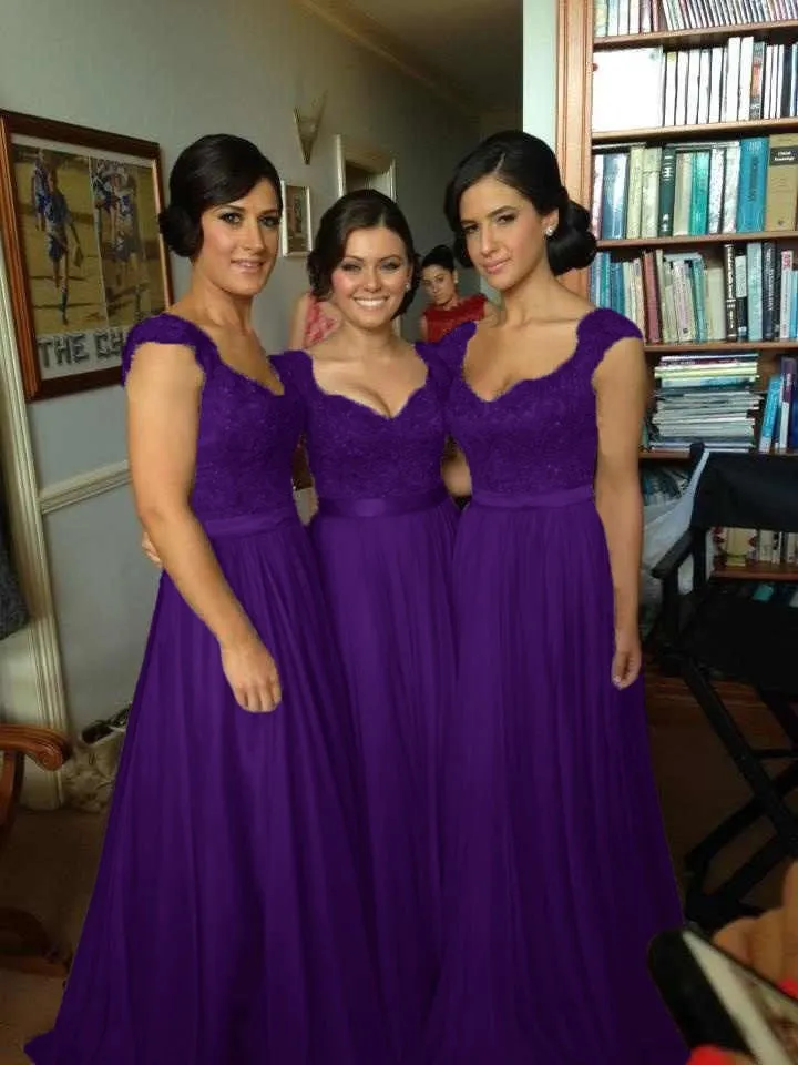 Elegant chiffon Bridesmaid Dresses at Bling Brides Bouquet - Online Bridal Store