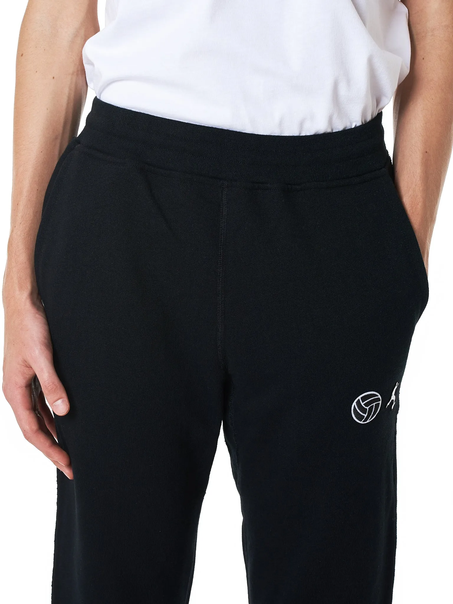 Embroidered Patch Jogger (G013P202-BLACK)