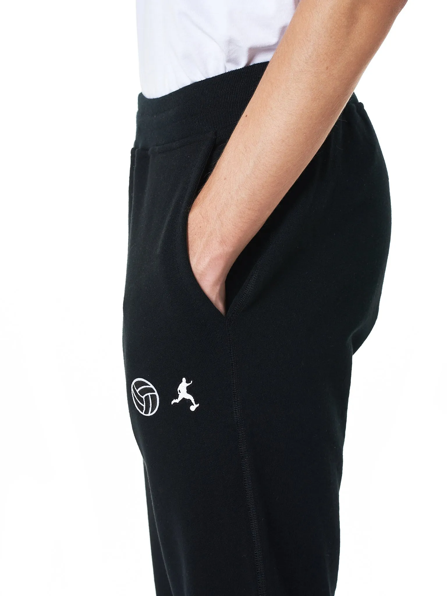 Embroidered Patch Jogger (G013P202-BLACK)