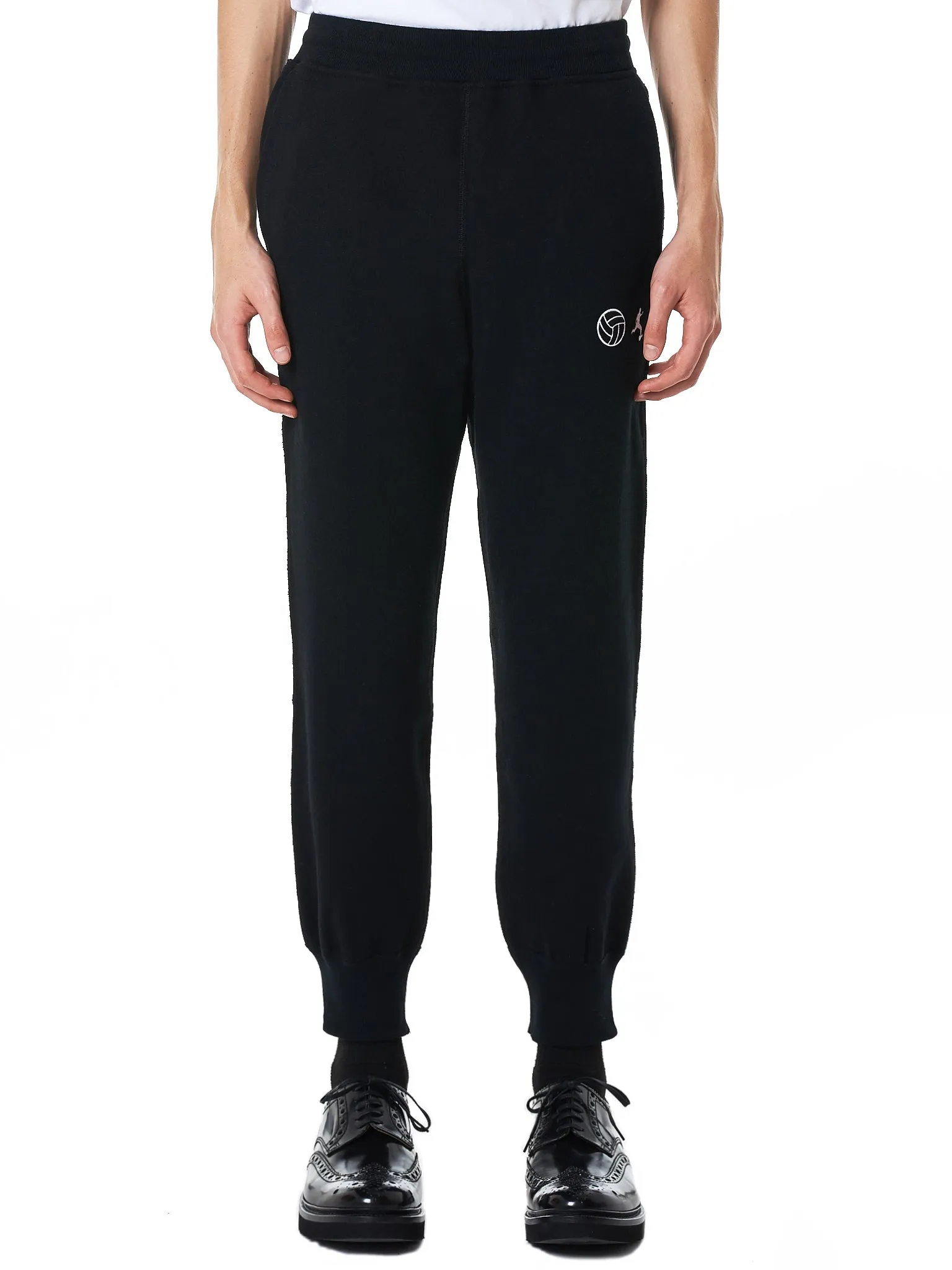 Embroidered Patch Jogger (G013P202-BLACK)