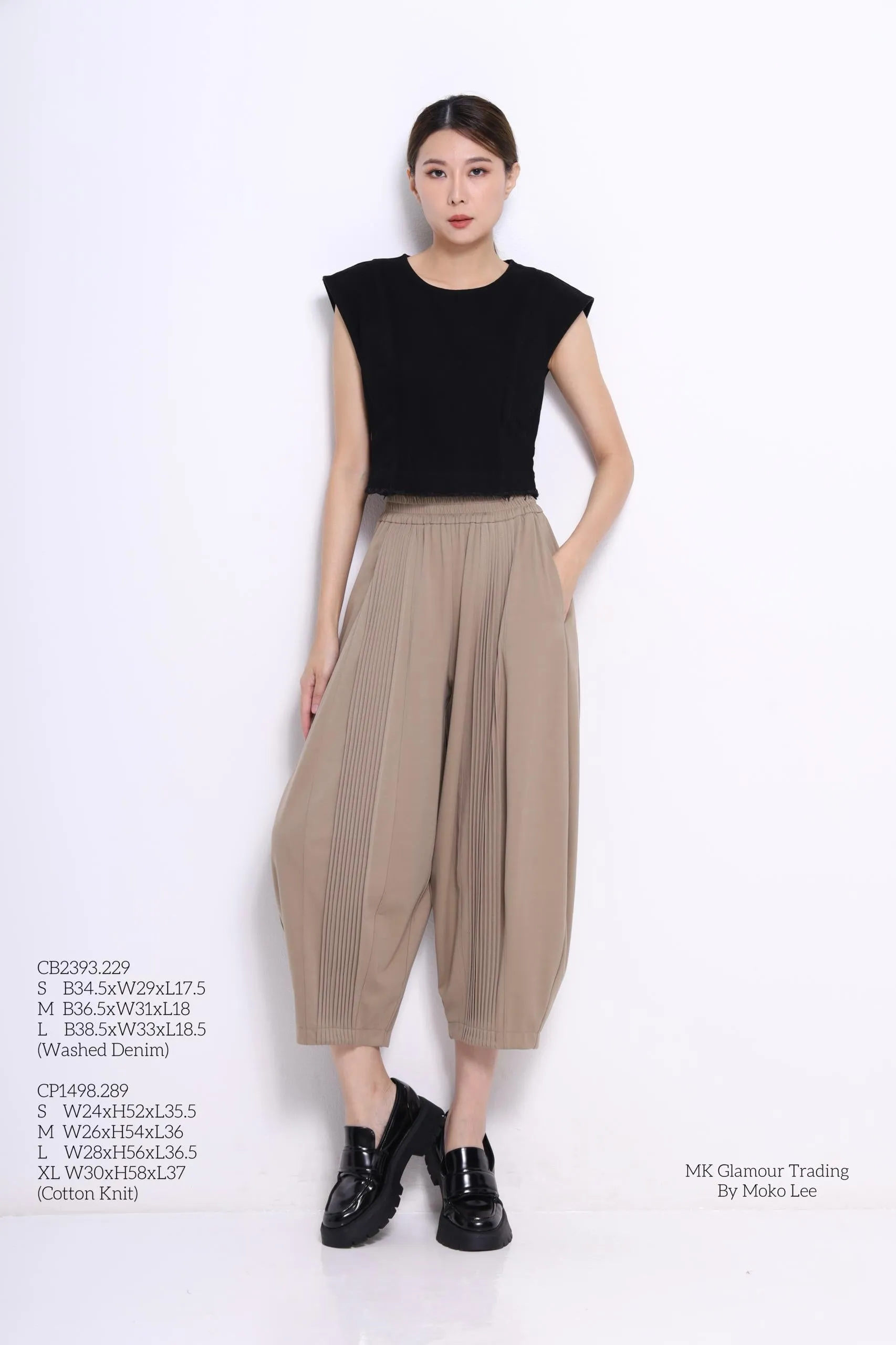 Hera Relaxed Pleated Pants