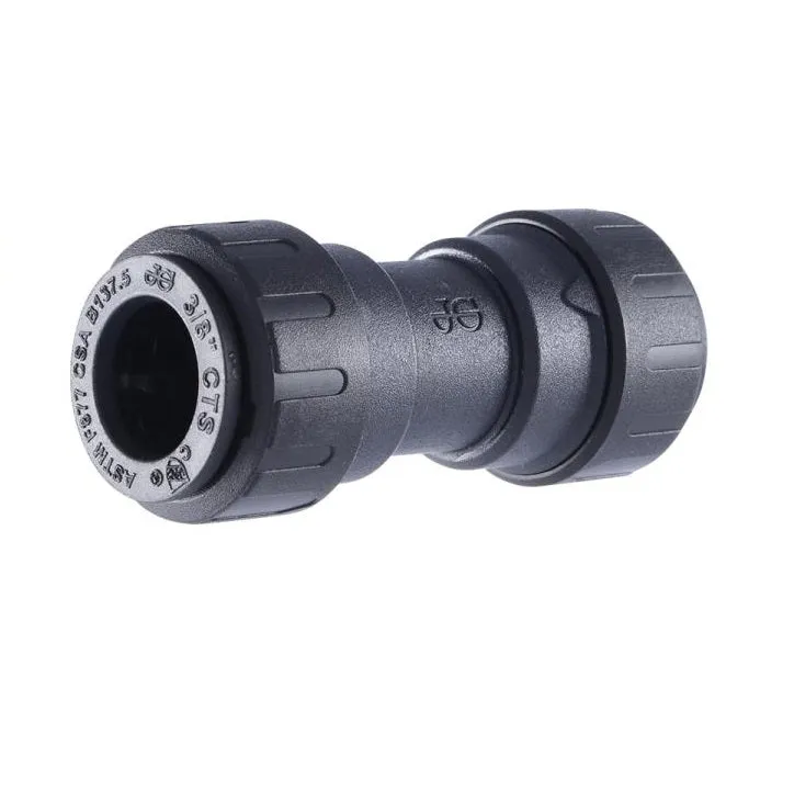 John Guest Black 3/4" Union Connector