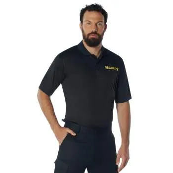 Moisture Wicking Security Polo Shirt