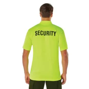 Moisture Wicking Security Polo Shirt