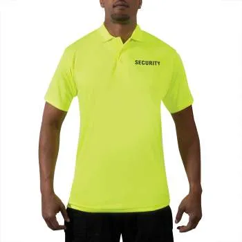 Moisture Wicking Security Polo Shirt