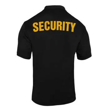 Moisture Wicking Security Polo Shirt