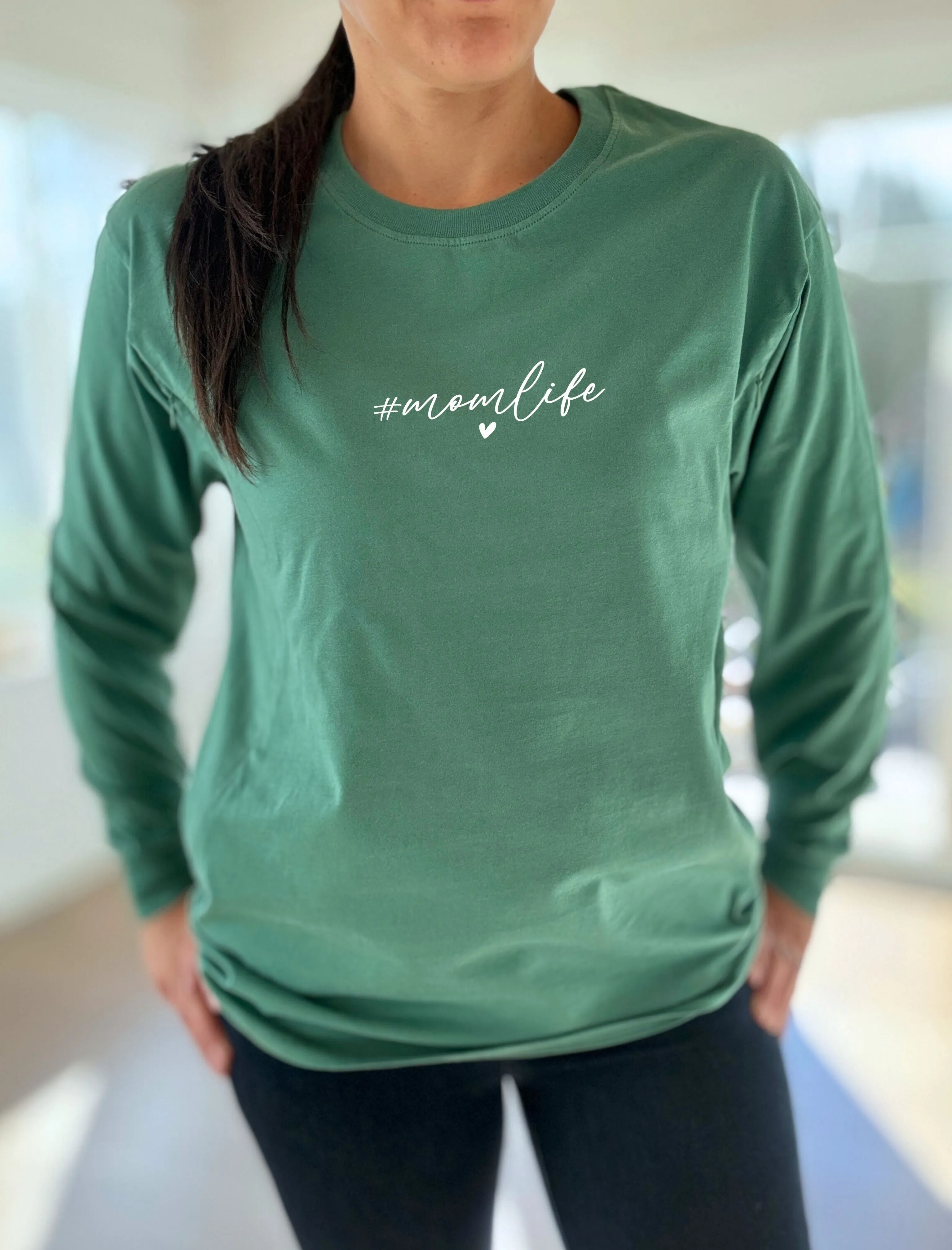 #MomLife Long Sleeve Comfort Tee