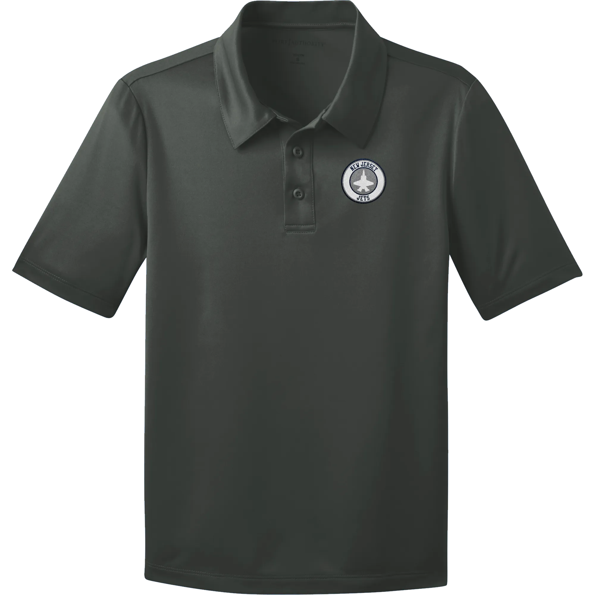 NJ Jets Youth Silk Touch Performance Polo