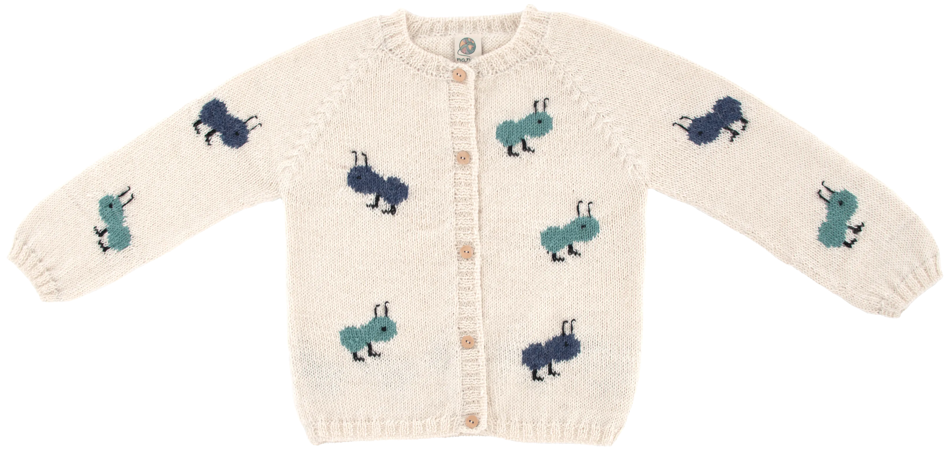 NW431 Blue ants cardigan