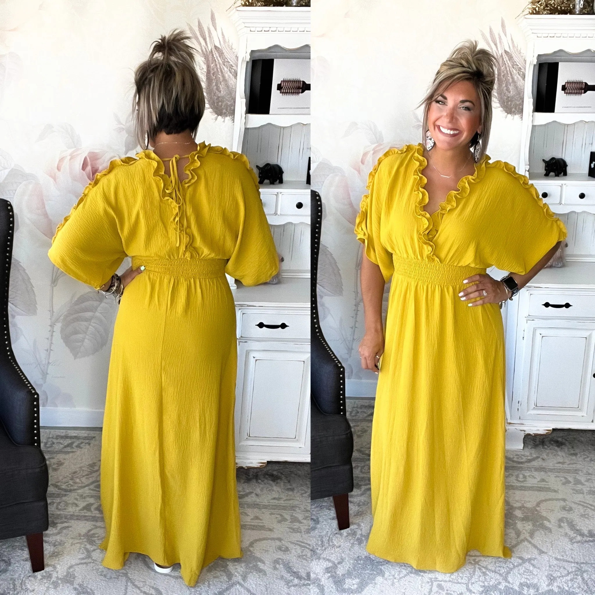 Only Sweeter Smocked Maxi Dress