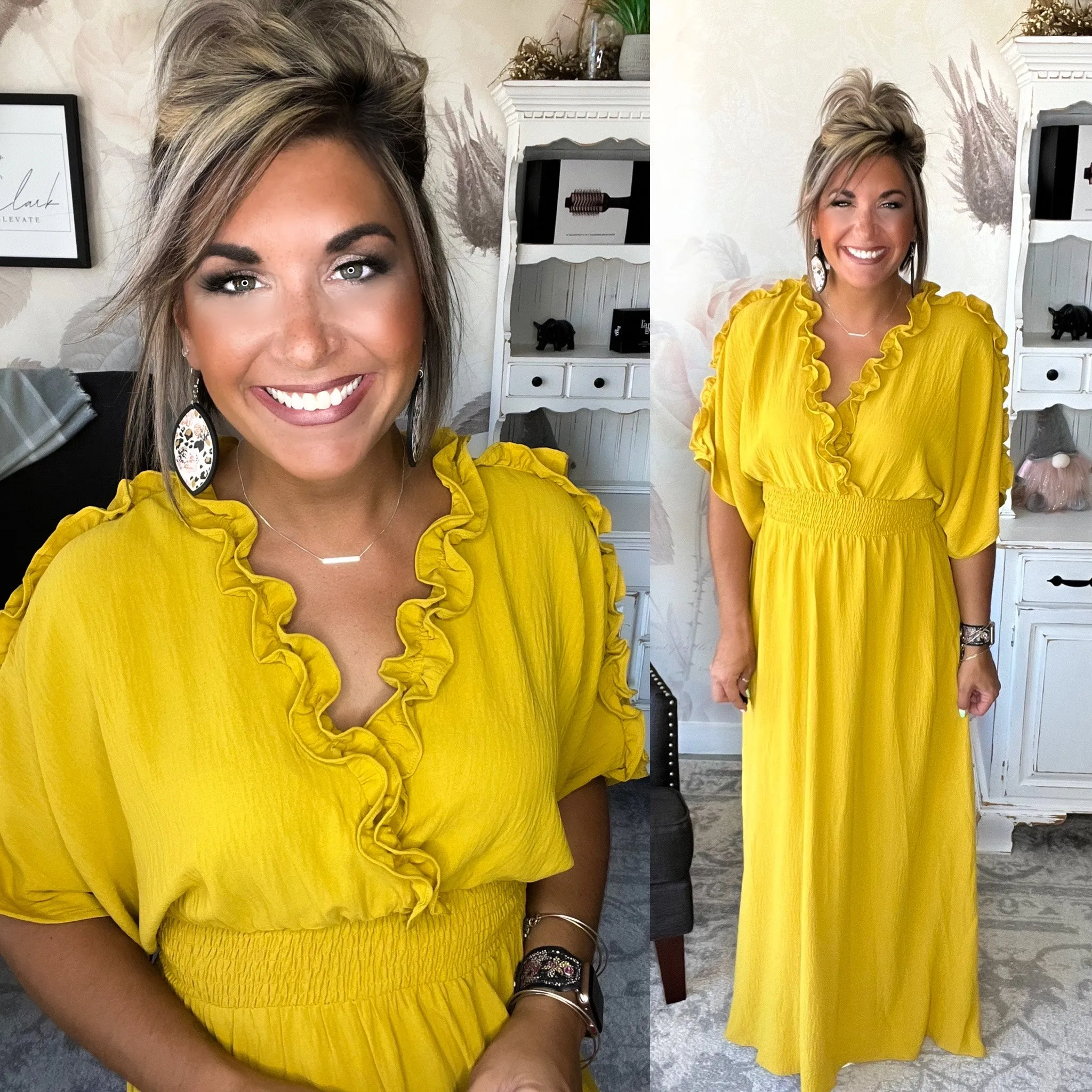 Only Sweeter Smocked Maxi Dress