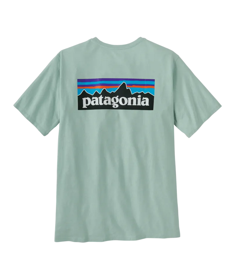 Patagonia P-6 Logo Responsibili-Tee-Wispy Green