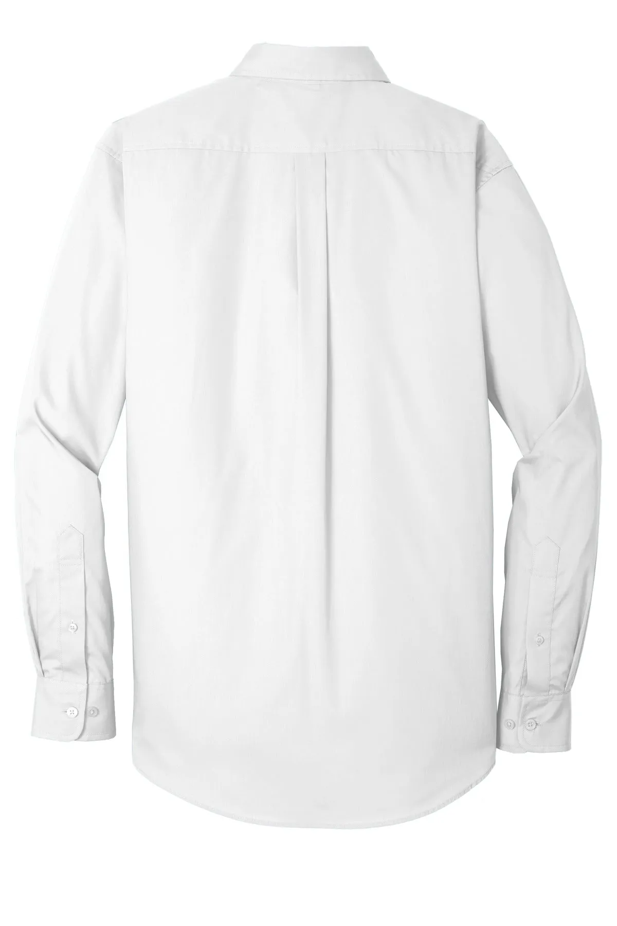 Port Authority Tall Long Sleeve Carefree Poplin Shirt. TW100