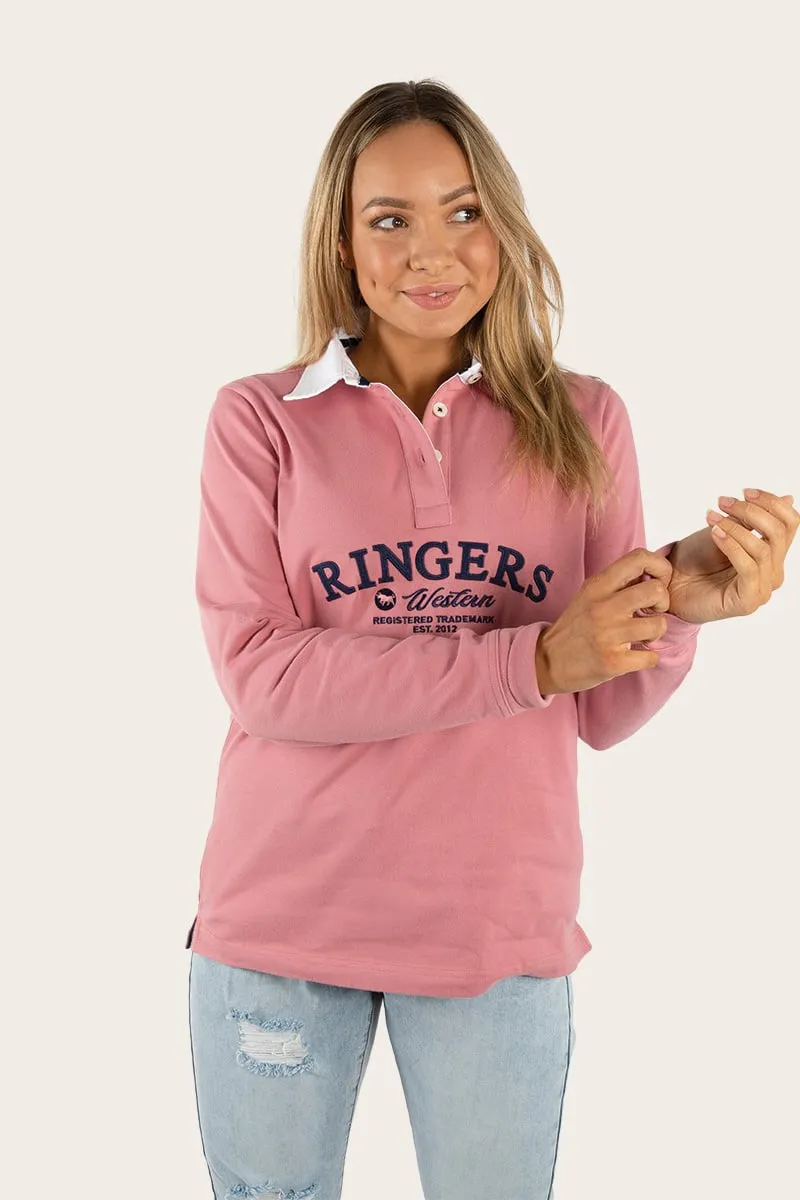 Portland Womens Rugby Jersey - Rosey Pink