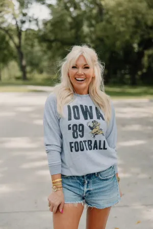 Retro Brand x Blond Genius - Iowa '89 Sweatshirt in Vintage Heather Grey