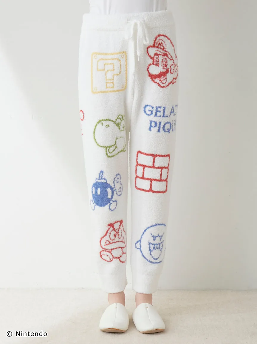 SUPER MARIO™️ WOMENS Baby Moco Character Patterned Jacquard Long Pants