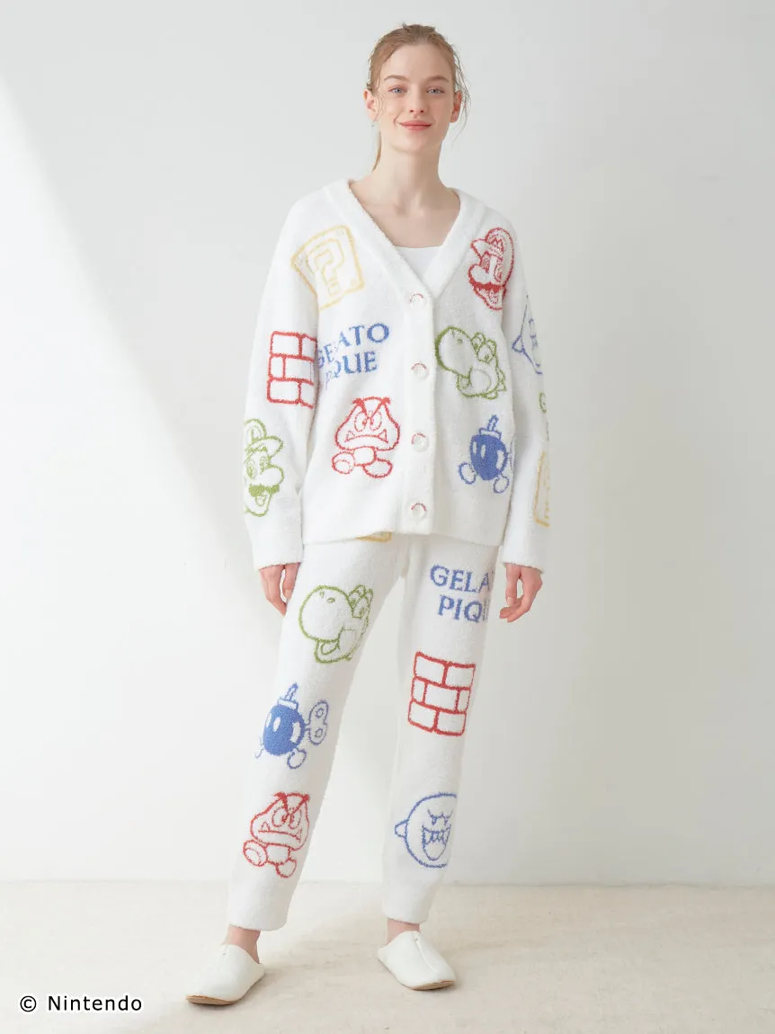 SUPER MARIO™️ WOMENS Baby Moco Character Patterned Jacquard Long Pants