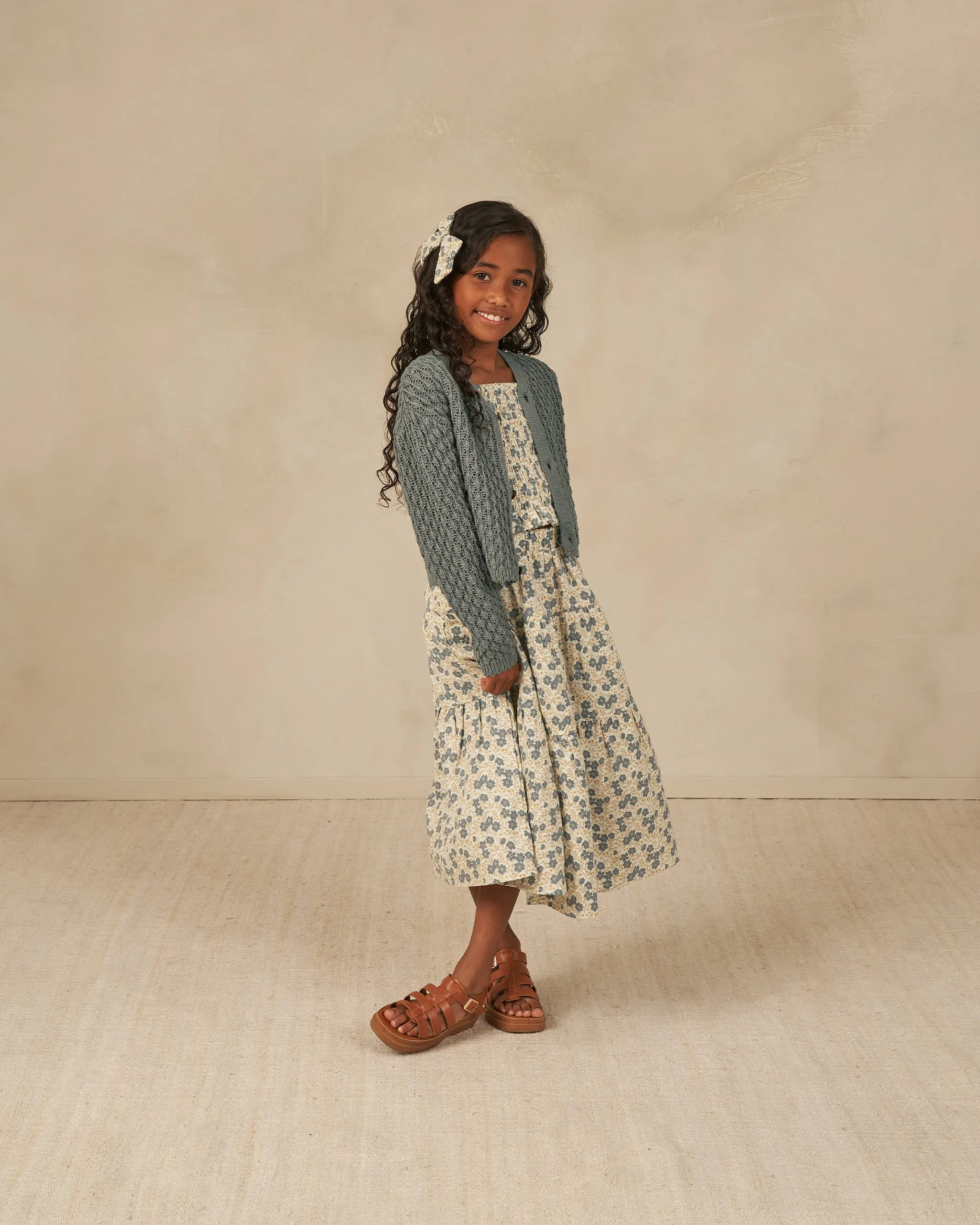 The Ella Cardigan by Rylee   Cru - Indigo - KIDS