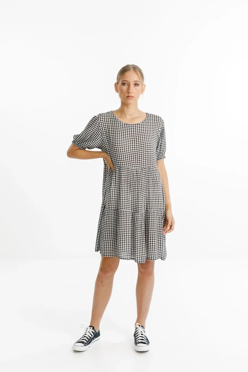 Thing Thing - Whirl Dress - Black Gingham