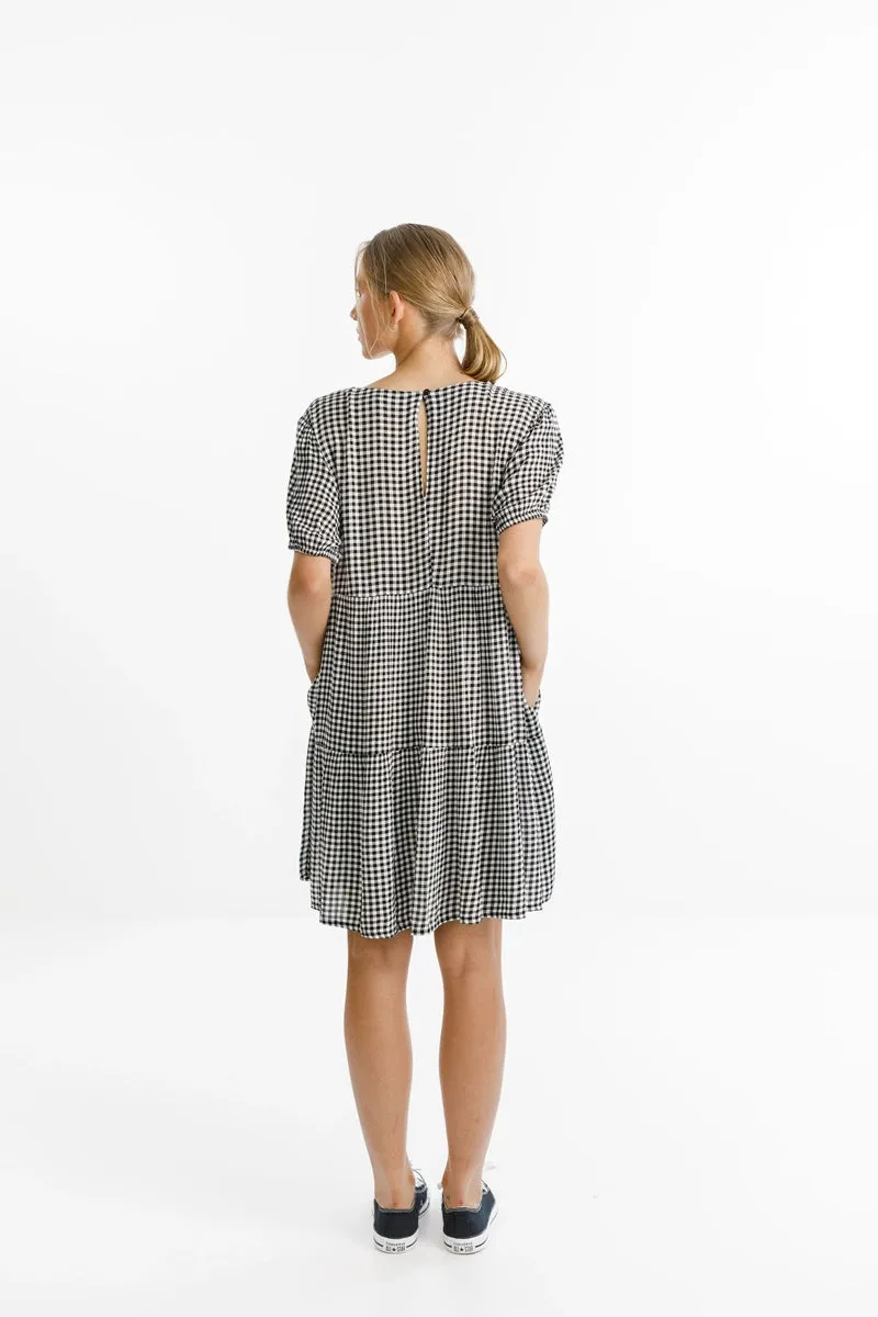 Thing Thing - Whirl Dress - Black Gingham