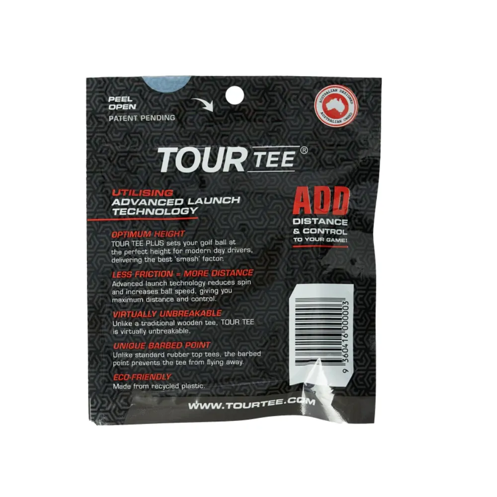 TourTee Plus Golf Tees - 4 Pack