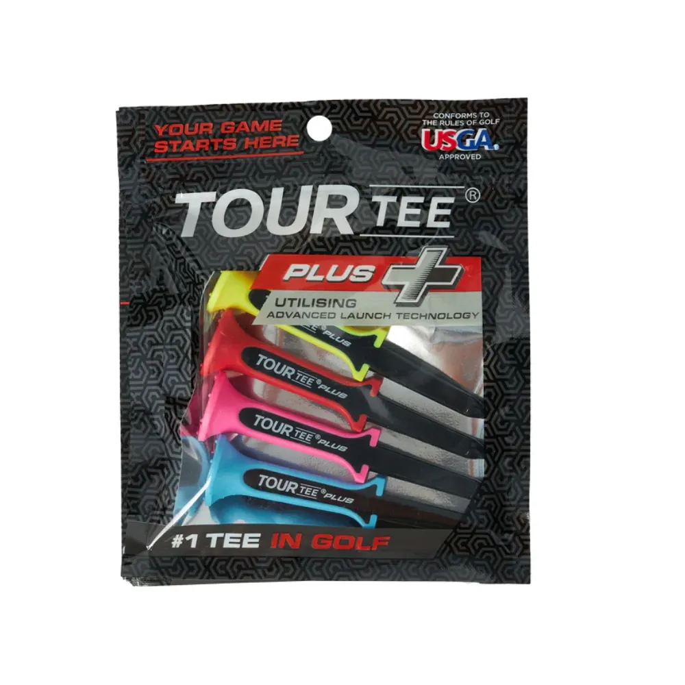 TourTee Plus Golf Tees - 4 Pack