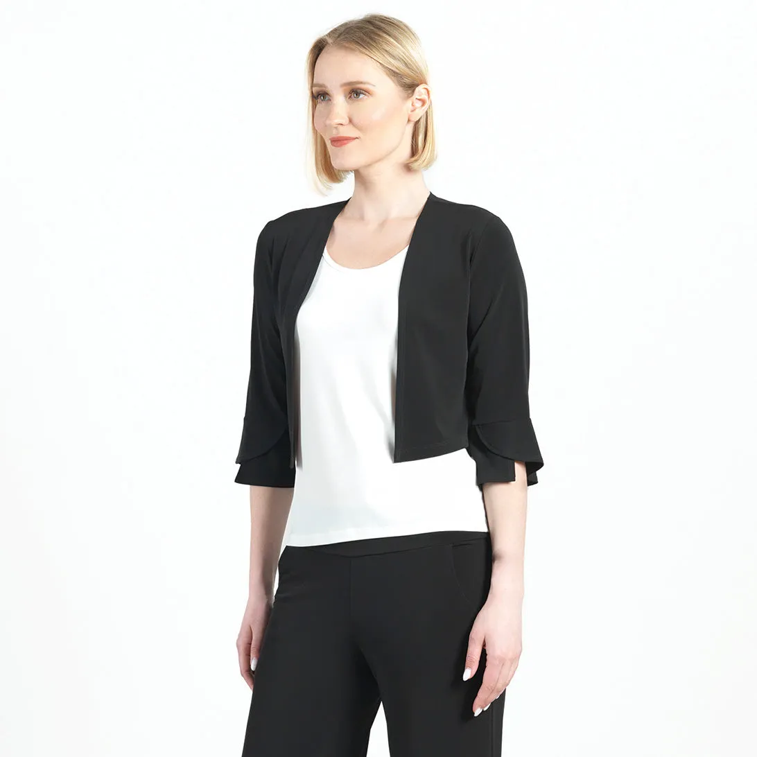 Tulip Cuff Shrug - Black