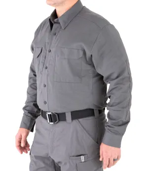 V2 Tactical Long Sleeve Shirt in Navy, Black , Grey & White