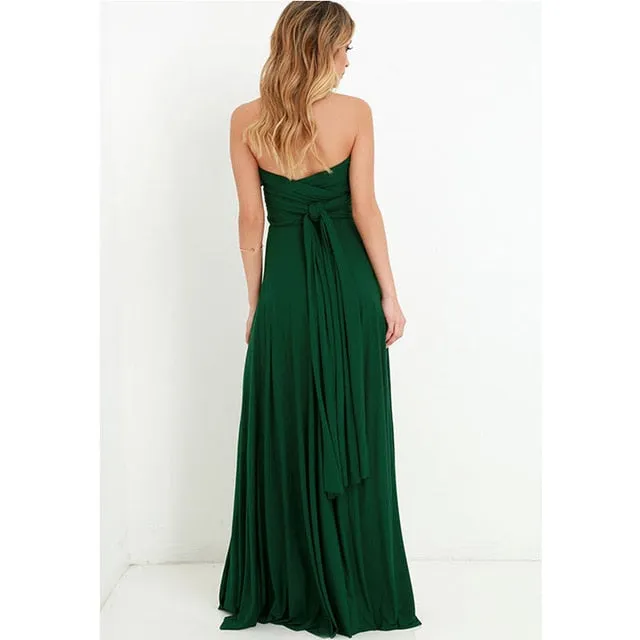 VenusFox Sexy Bridesmaids Boho Maxi Club Long Dress