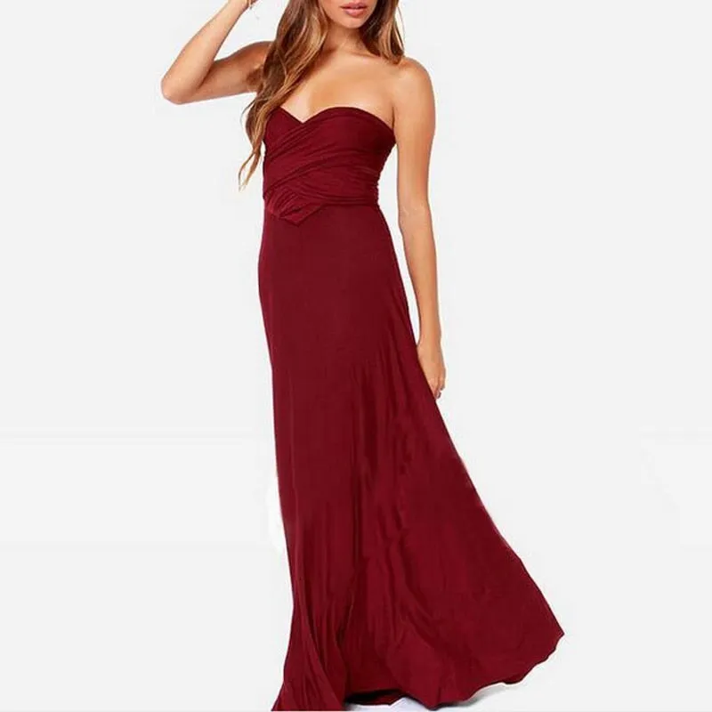 VenusFox Sexy Bridesmaids Boho Maxi Club Long Dress