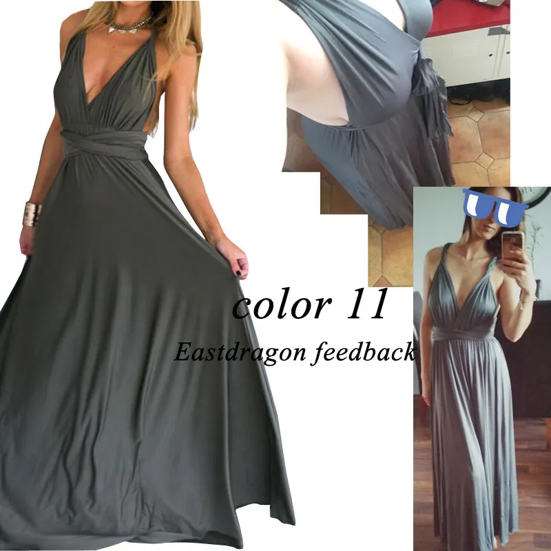 VenusFox Sexy Bridesmaids Boho Maxi Club Long Dress