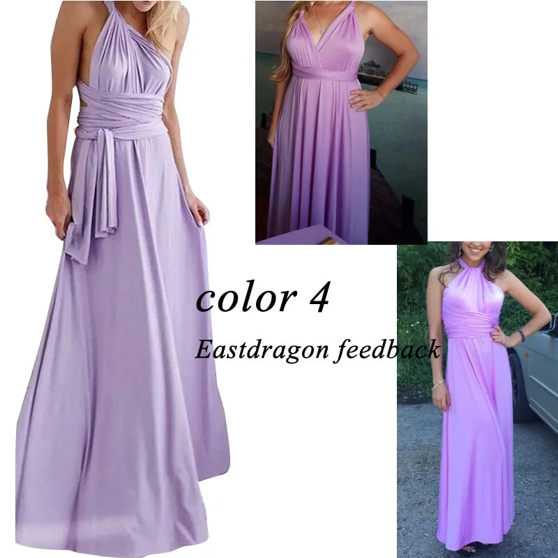 VenusFox Sexy Bridesmaids Boho Maxi Club Long Dress