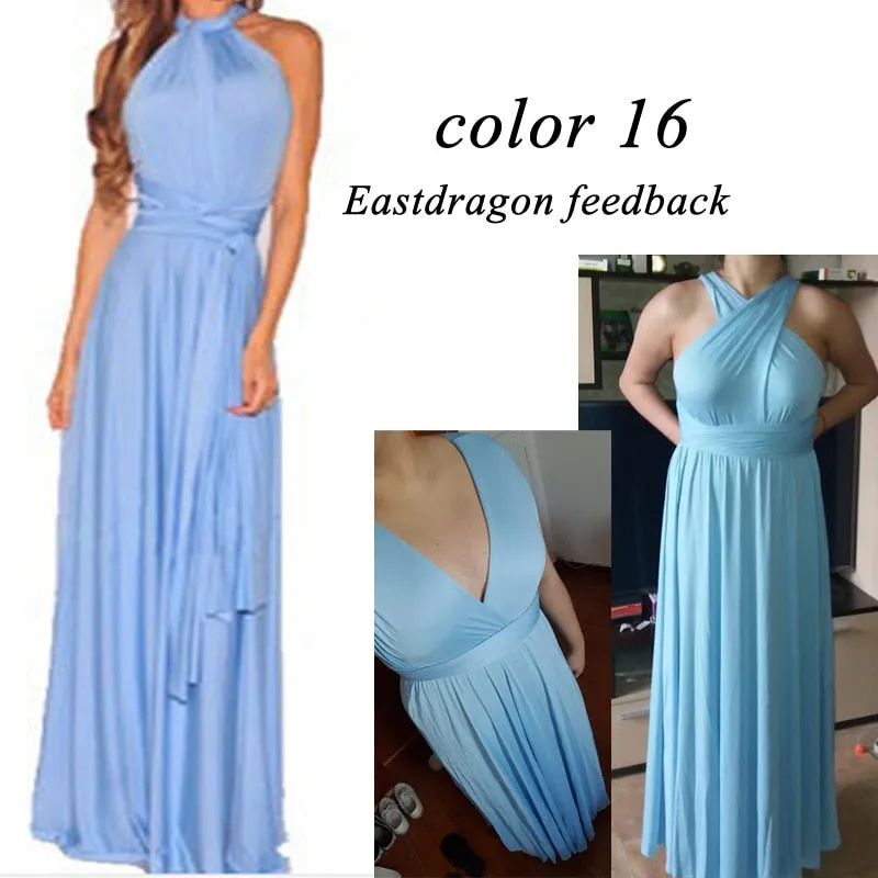 VenusFox Sexy Bridesmaids Boho Maxi Club Long Dress