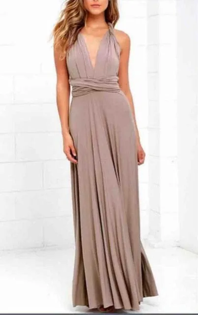 VenusFox Sexy Bridesmaids Boho Maxi Club Long Dress