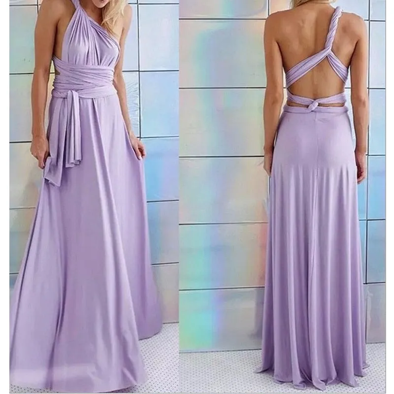 VenusFox Sexy Bridesmaids Boho Maxi Club Long Dress