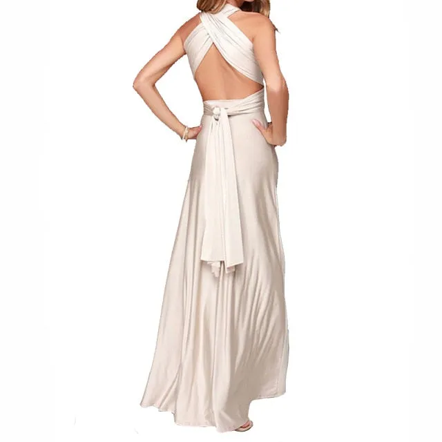 VenusFox Sexy Bridesmaids Boho Maxi Club Long Dress