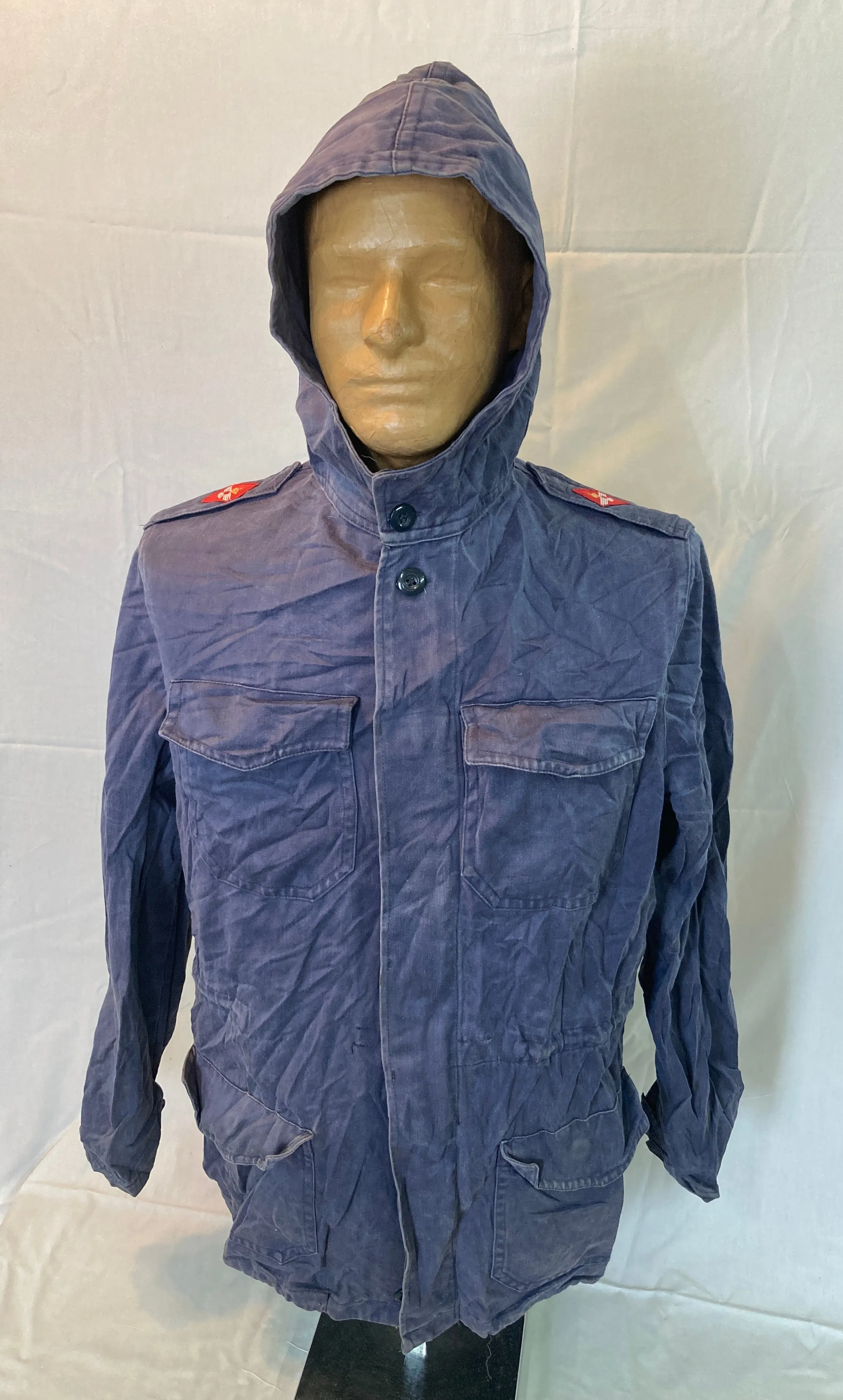 Vintage Spanish Air Force Hooded Parka * RARE * we only have a few pcs