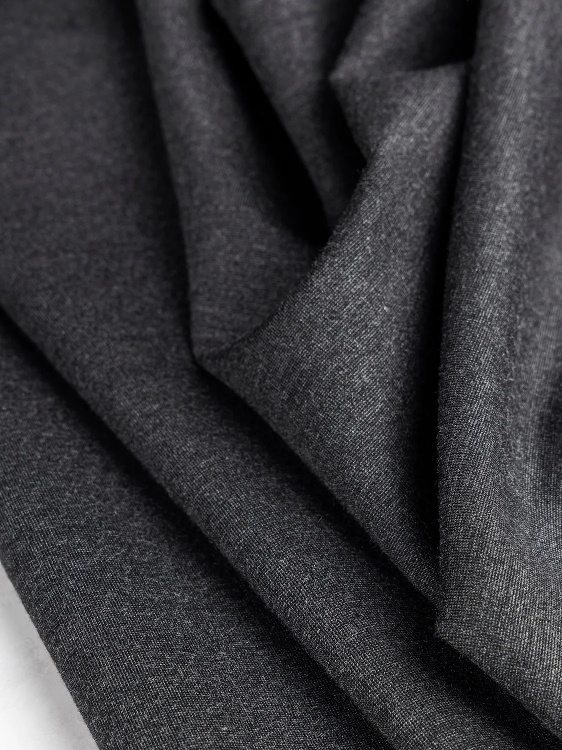 Viscose Ponte Knit - Charcoal Mix